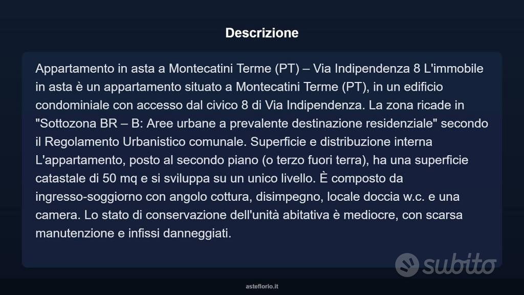 Appartamento – Montecatini Terme, Gallo - Vista 3
