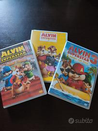 Trilogia DVD per bambini Alvin Superstar