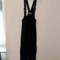 salopette unisex nera