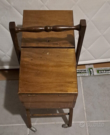 MOBILETTO PORTACOTONI PER RICAMO  Wintage Anni 60