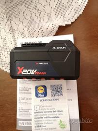 BatteriaParkside 4Ah 20V Nuova Garanzia Recente