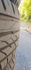 4 gomme estive con cerchi in ferro 205/55r16 94v