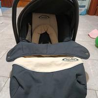 Ovetto inglesina completo di coprigambe e parasole
