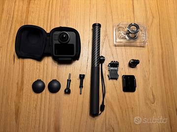 GoPro MAX2 360 accessori selfie stick kit lenti