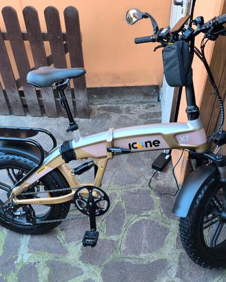 ICONE X7 E-BIKE – 2 BATTERIE + PORTAPACCHI