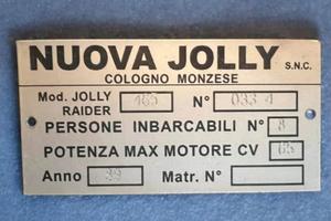 Scafo gommone Jolly Rider + carrello