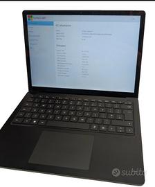 Microsoft surface laptop 4 i7 16gb RAM 256gb ssd