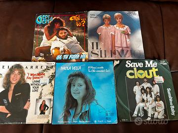 Lotto Vinili 45 Giri Internazionali e Nazionali