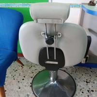 Poltrona parrucchiere parrucchiera unisex