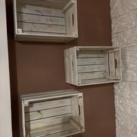 Libreria cassette shabbychic