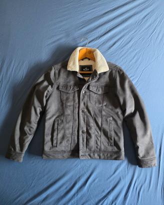 Giacca Hollister Uomo Sherpa - Grigio Scuro