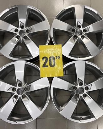 RL108 Cerchi in lega originali Audi da 20" 5x112