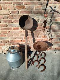 Lotto Antichi Utensili Contadini