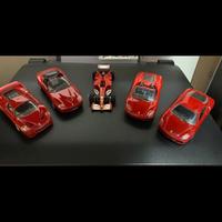 Set 5 Modellini prod. ufficiale Ferrari SC. 1:38