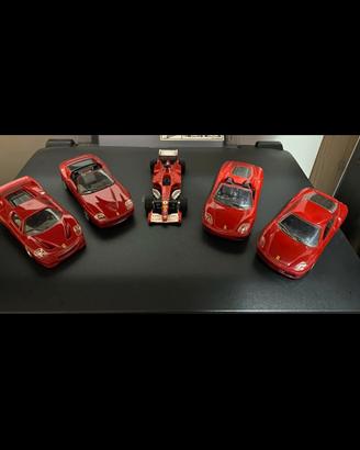 Set 5 Modellini prod. ufficiale Ferrari SC. 1:38