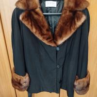 Giacca con inserti tipo visone