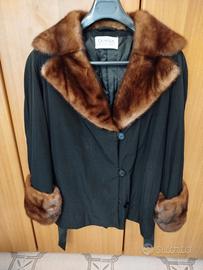 Giacca con inserti tipo visone