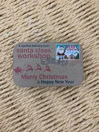 Scatolina porta caramelle Santa Claus