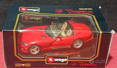 BURAGO DODGE VIPER RT/10 1992 ROSSA 1/18