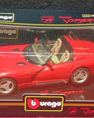 BURAGO DODGE VIPER RT/10 1992 ROSSA 1/18