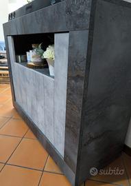 Mobile soggiorno moderno – madia bicolore capiente