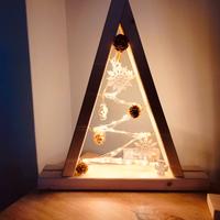 Alberelli di legno con led integrato