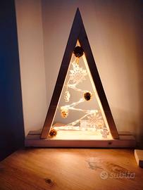 Alberelli di legno con led integrato