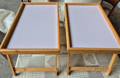 Coppia Vassoi da letto 