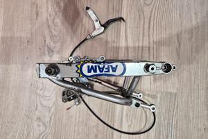 forcellone con pinza freno minimoto dm