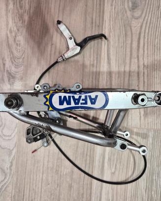forcellone con pinza freno minimoto dm