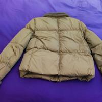 piumino con profilature in vera pelliccia 