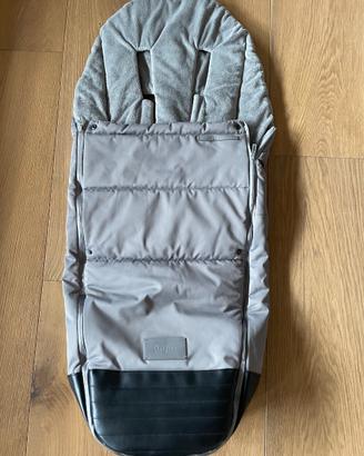 Sacco coprigambe Cybex Platinum, color Mirage Grey