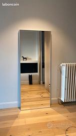 Ikea HOVET Specchio con cornice alluminio cm196x78