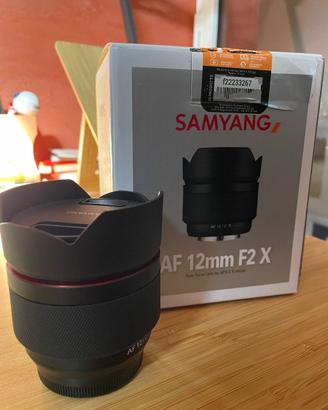 Samyang AF 12mm f/2 usato (per Fujifilm X)