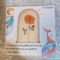 Quadretto in legno Il Piccolo Principe 