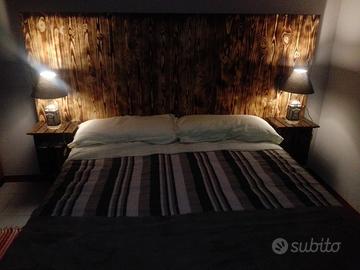 Letto smontabile in pallet