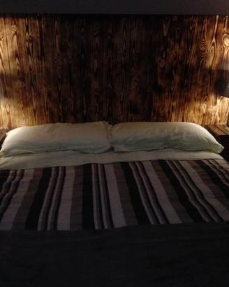 Letto smontabile in pallet