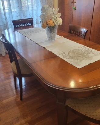 Elegante Tavolo da pranzo in Legno Pregiato (Allun