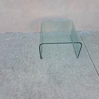 tavolino in cristallo stratificato