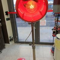 lampada piantana ex casco da parrucchiere 