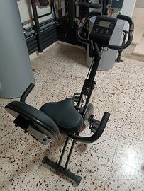 Cyclette multifunzione pieghevole