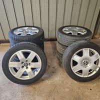cerchi in lega 16 gruppo vw con gomme estive + m+s