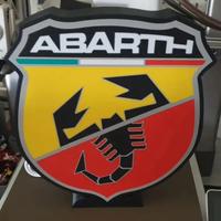LOGO ABARTH INSEGNA OFFICINA FIAT 500 ABARTH AUTO
