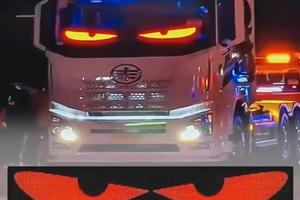 LED auto camion insegna luminosa Demon Eyes