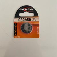 Batteria CR2450 - Duracell e Ansmann
