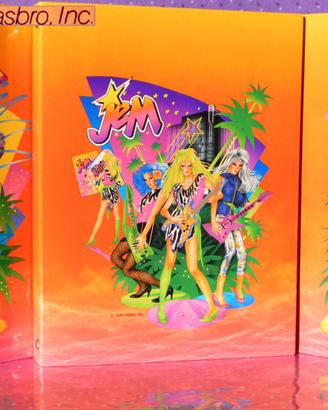 JEM Holograms Misfits Vintage 1986 QUADERNI Anelli