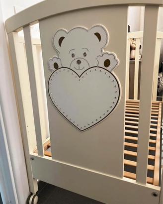 Lettino  erbesì con Swarovski