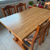 Tavolo legno cm 140x80