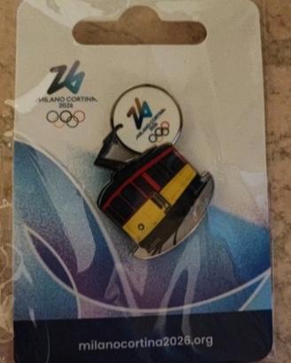 pins spilla Tram Milano Cortina 2026