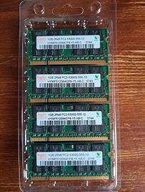 4GB RAM Hynix DDR2 SO-DIMM (4x1GB)